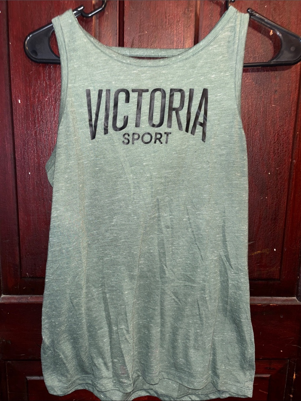Victoria's Secret Sport Lightweight Heather Sage Tank
